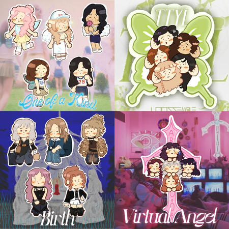 artms and loossemble stickers